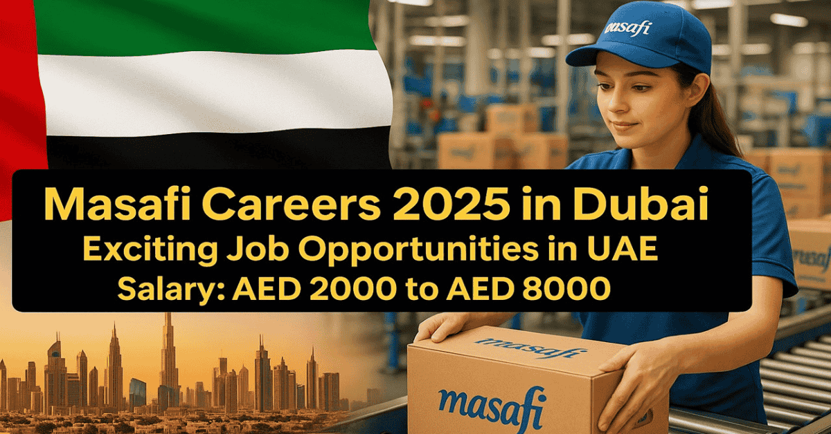 Masafi Careers 2025 in Dubai
