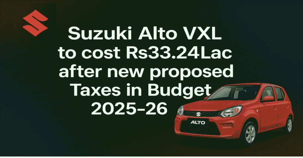 Suzuki Alto VXL Price