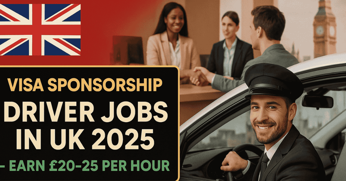 Visa Sponsorship Driver Jobs in UK