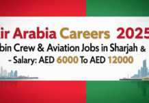 Air Arabia Careers 2025