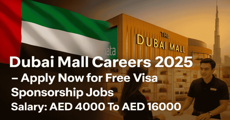 Dubai Mall Careers 2025