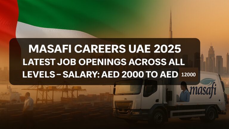 Masafi Careers UAE