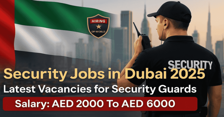 Security Jobs in Dubai