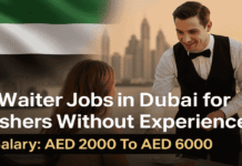 Waiter Jobs in Dubai for Freshers Without Experience