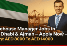 Warehouse Manager Jobs in Abu Dhabi