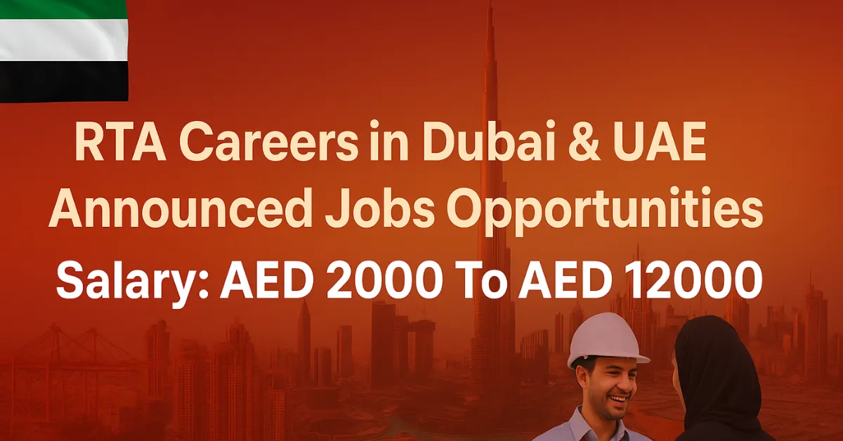 RTA Careers in Dubai
