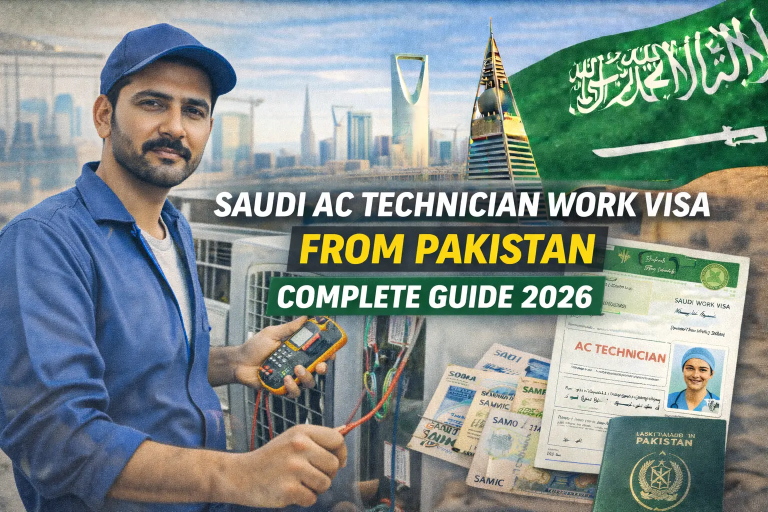 Saudi AC Technician Work Visa From Pakistan