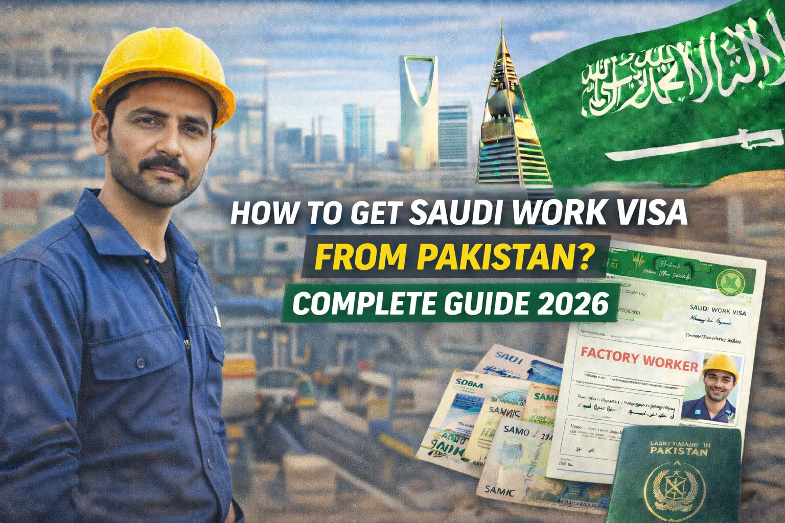 Saudi Factory Worker Visa From Pakistan