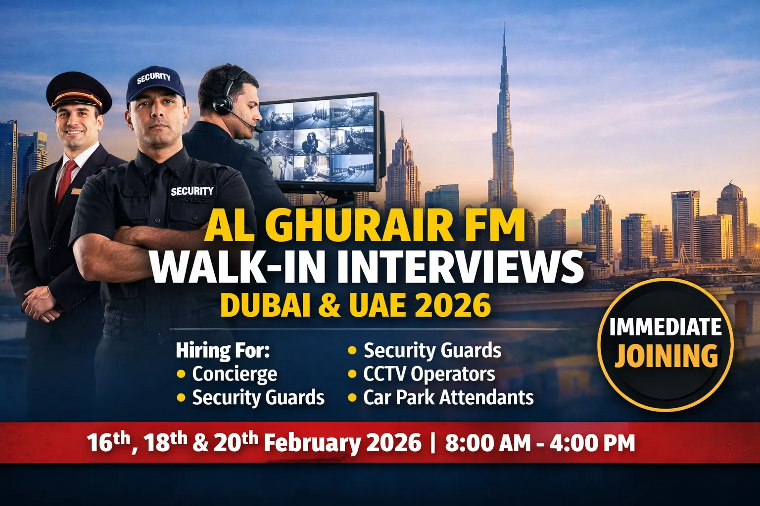 Al Ghurair FM Jobs in Dubai & UAE 2026