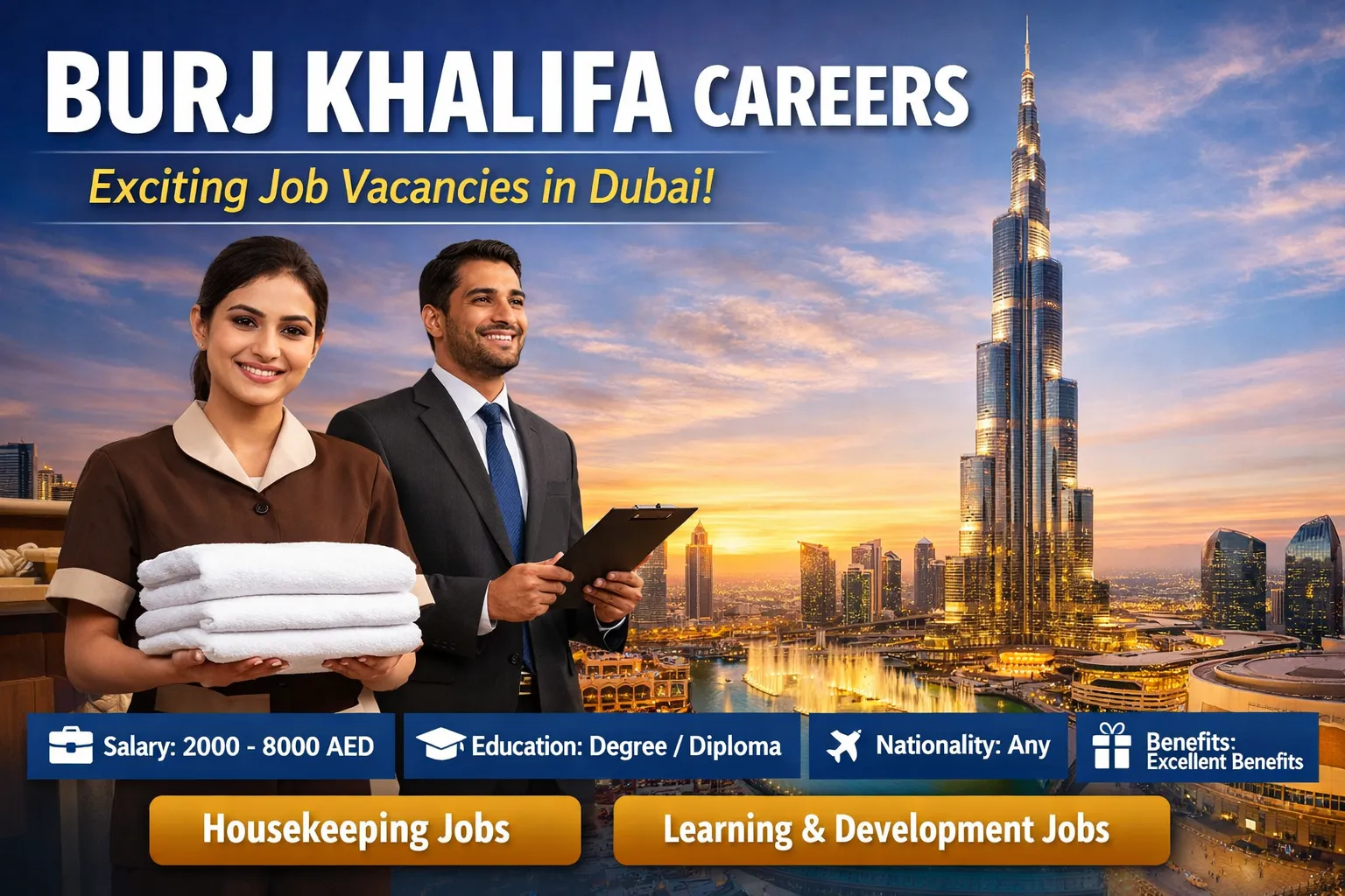 Burj Khalifa Careers 2026 – Exciting Job Vacancies in Dubai