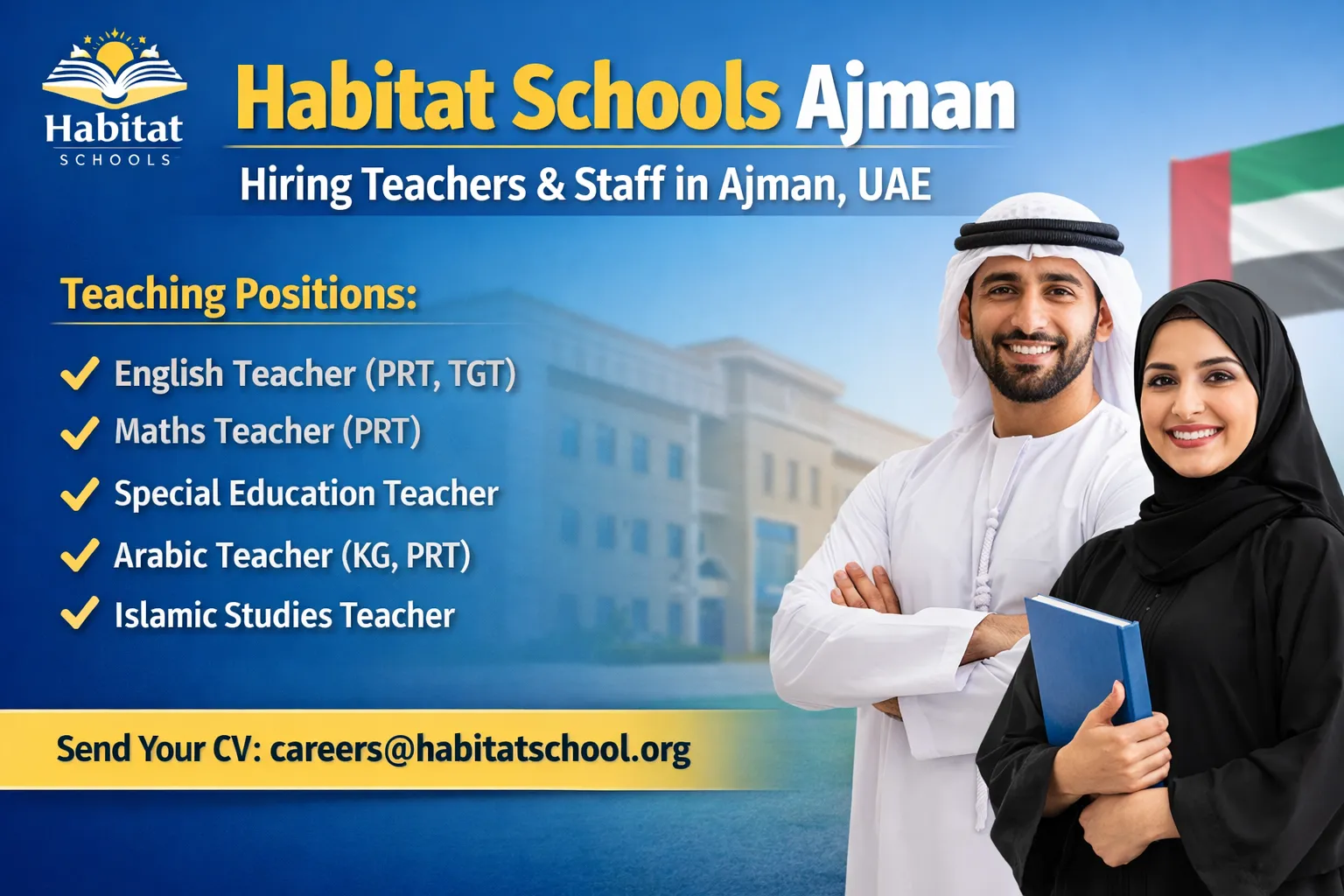 Habitat Group of Schools Jobs 2026 in Ajman