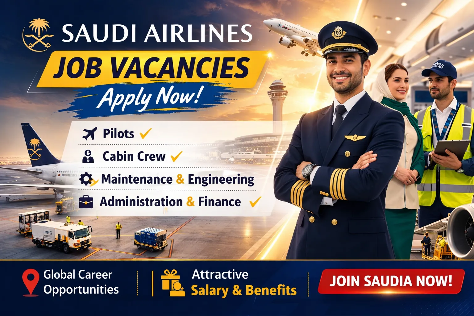 Saudi Arabian Airlines Careers 2026