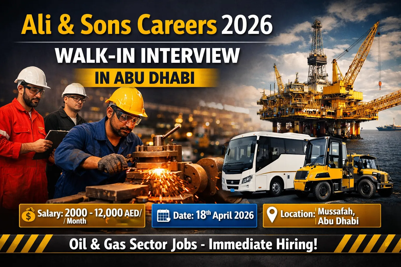 Ali & Sons Careers 2026 Walk-in Interview in Abu Dhabi