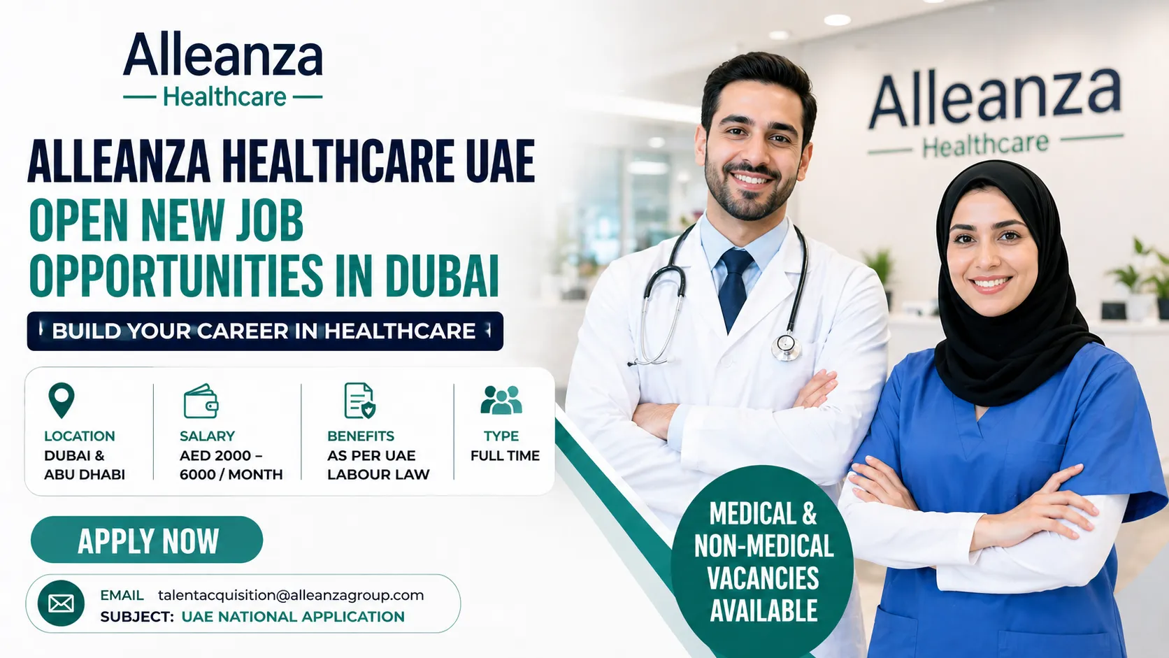 Alleanza Healthcare UAE Jobs 2026 in Dubai