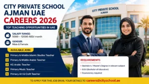 City Private School Ajman UAE Careers 2026