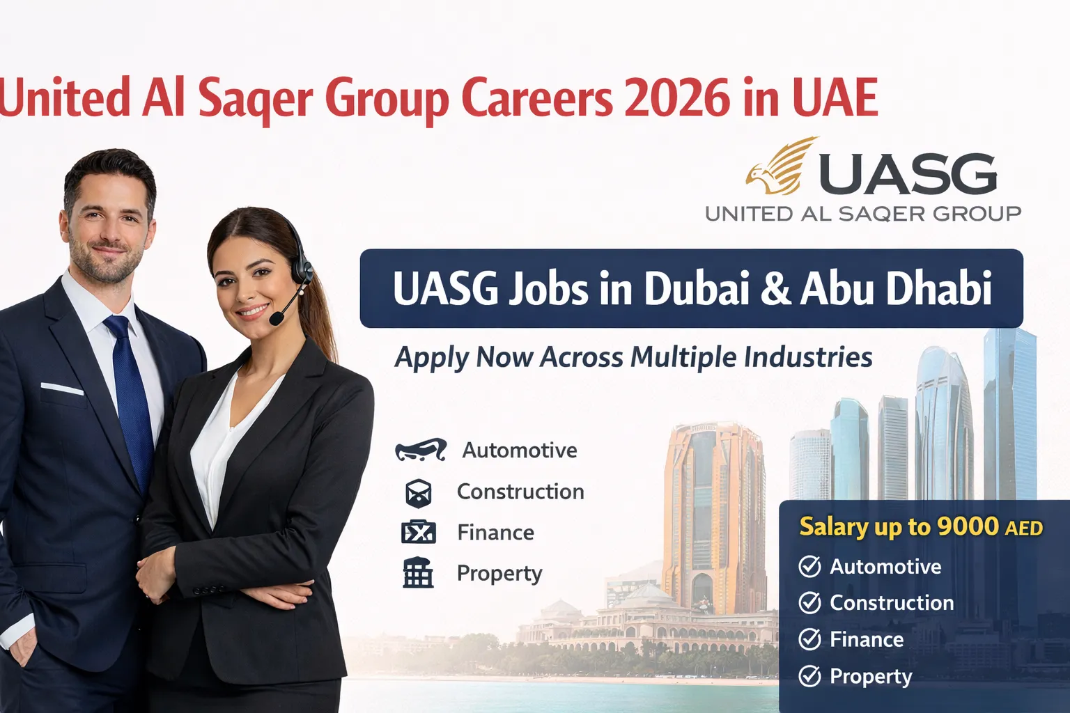 United Al Saqer Group Careers 2026 in UAE