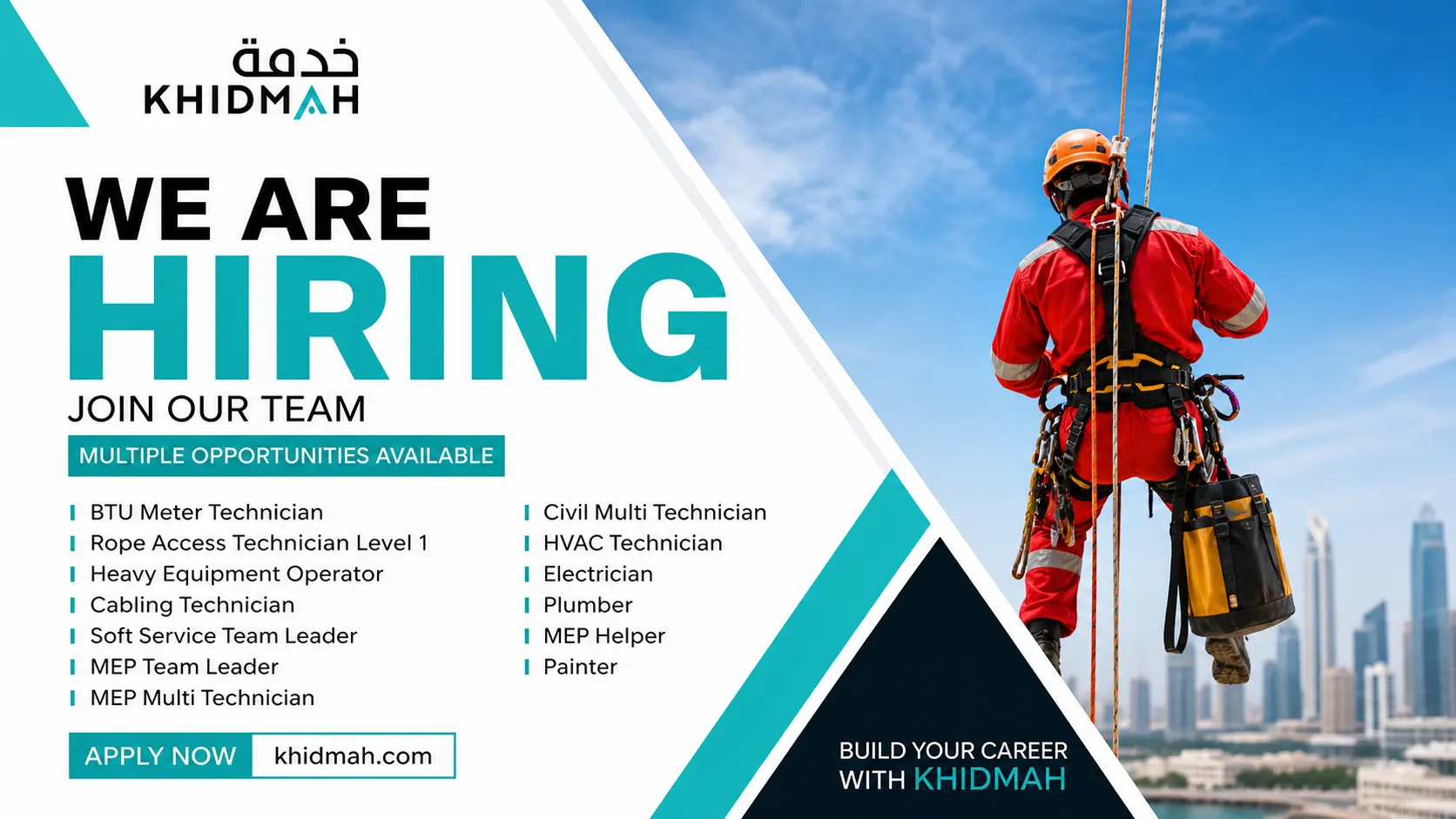 Khidmah Careers UAE 2026