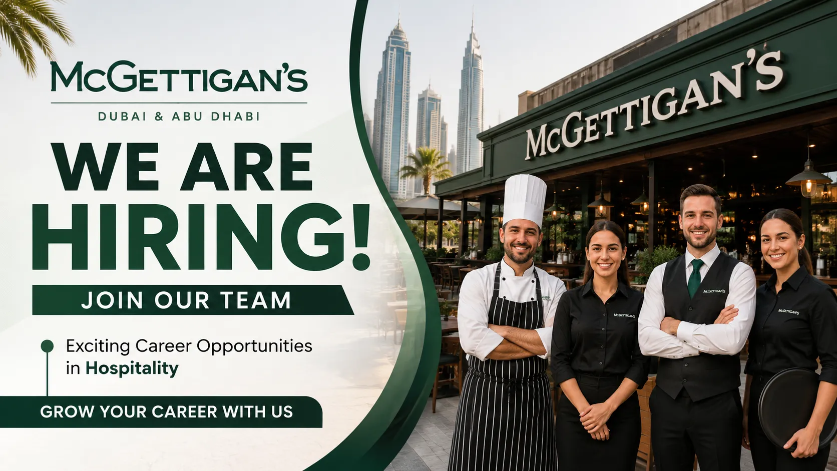 McGettigan's Careers Dubai & Abu Dhabi 2026