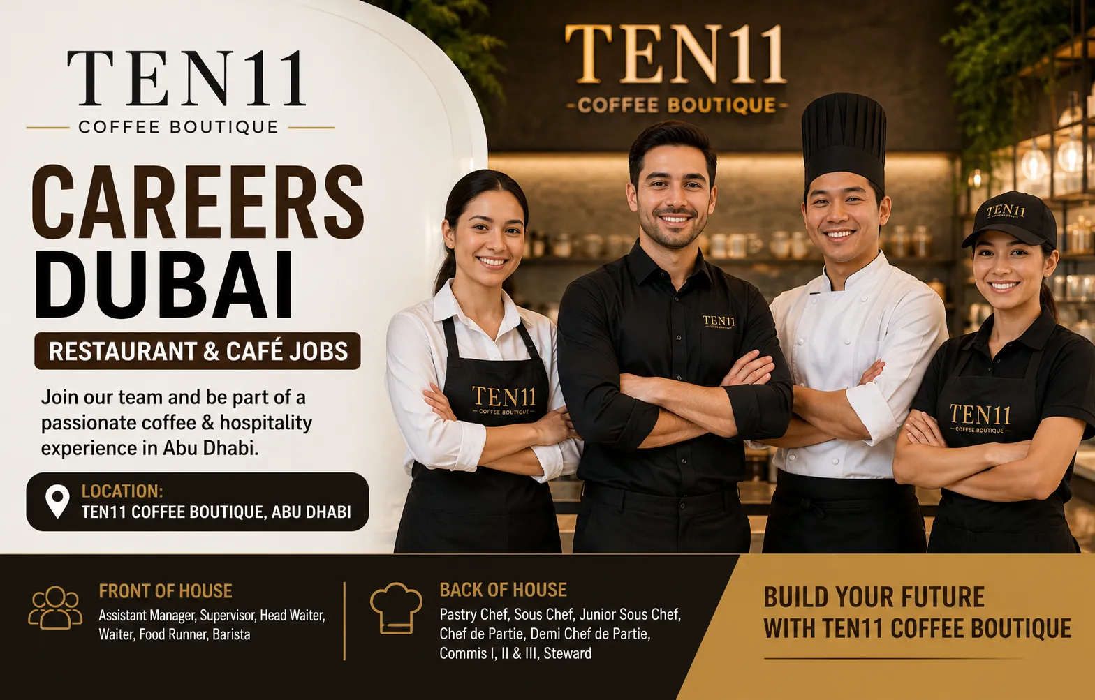 TEN11 Coffee Boutique Careers 2026