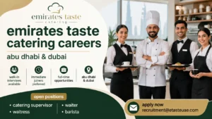 Emirates Taste Catering Careers in Abu Dhabi