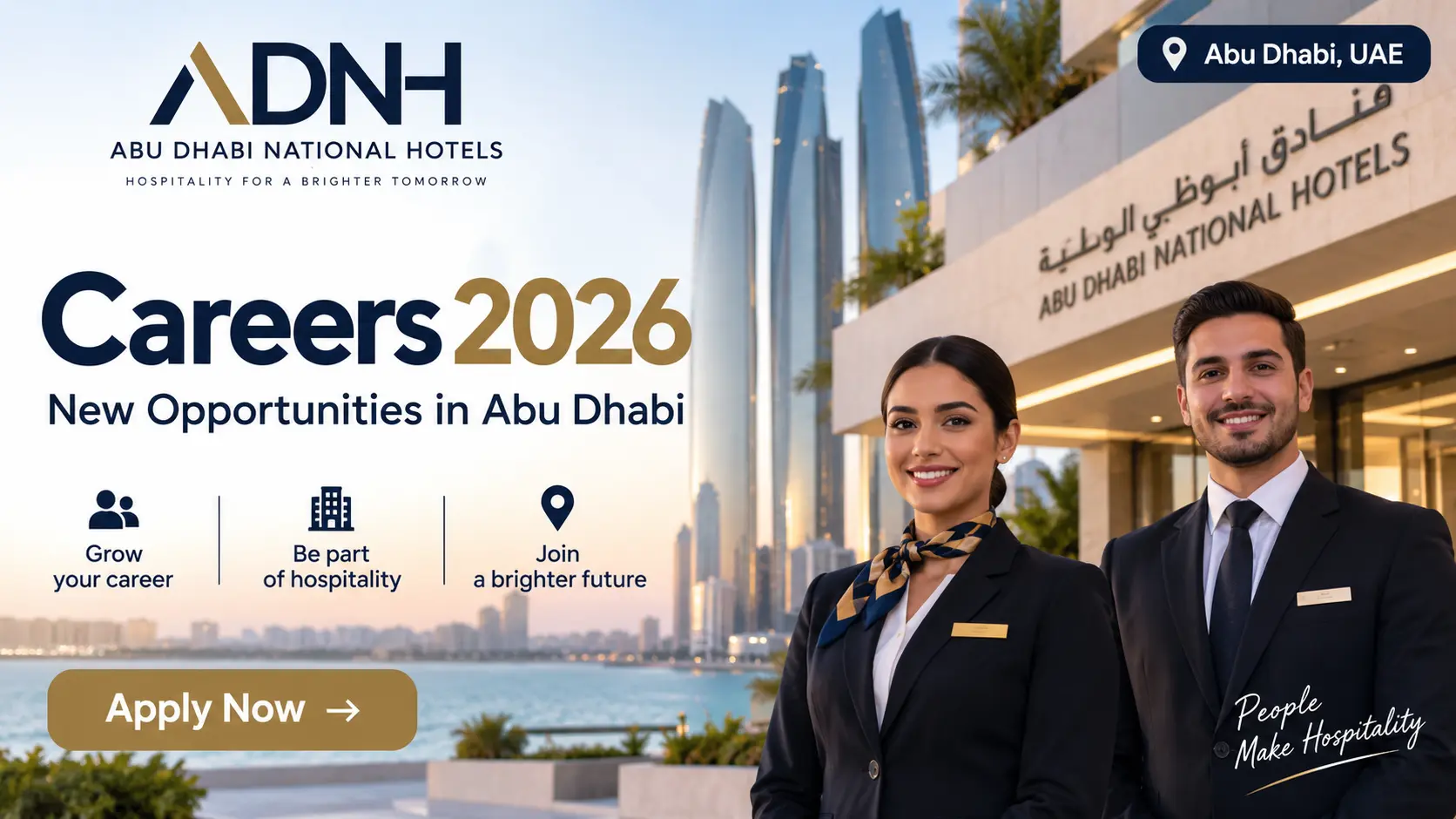 Abu Dhabi National Hotels ADNH Careers 2026