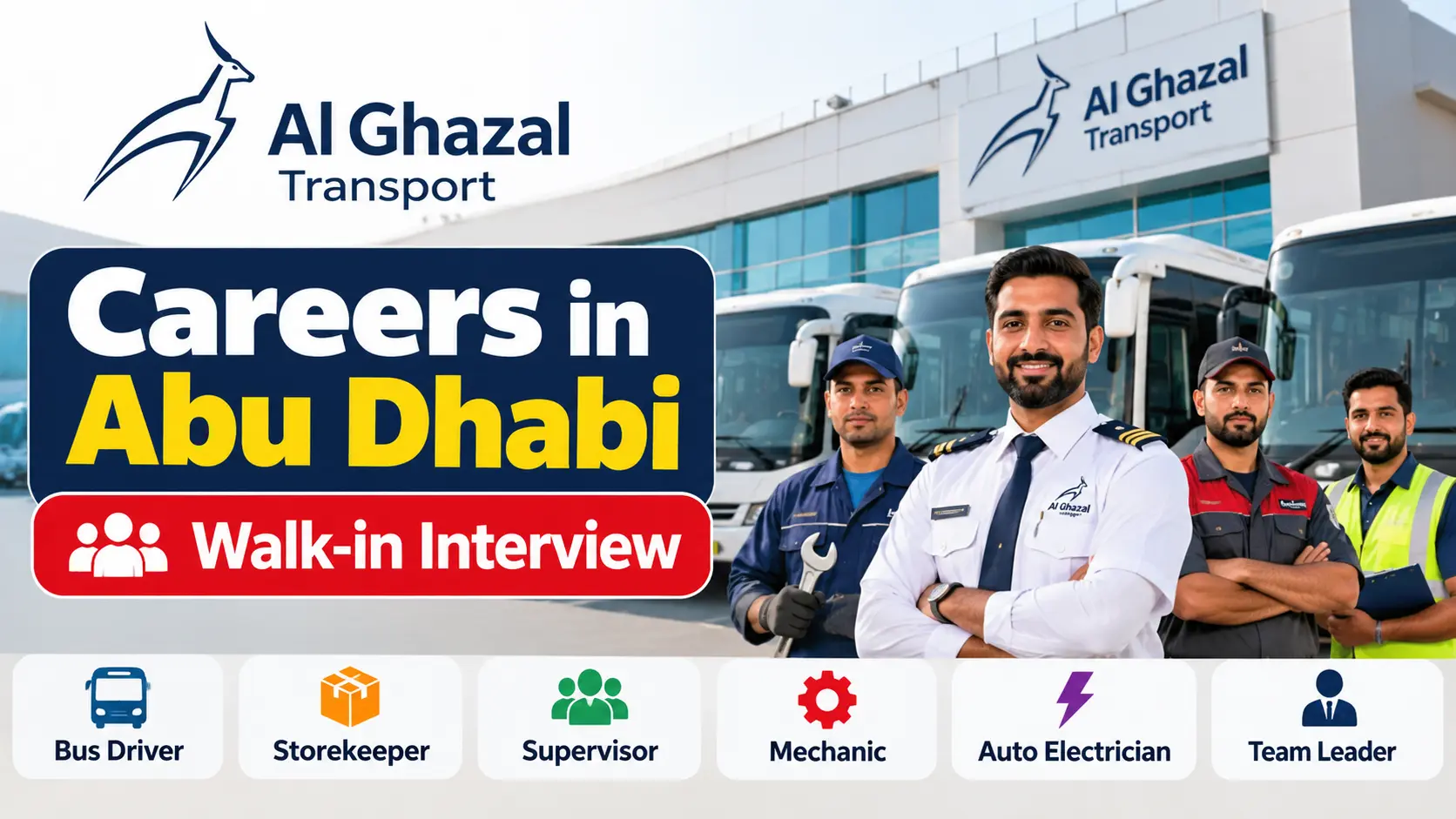 Al Ghazal Transport Careers in Abu Dhabi 2026