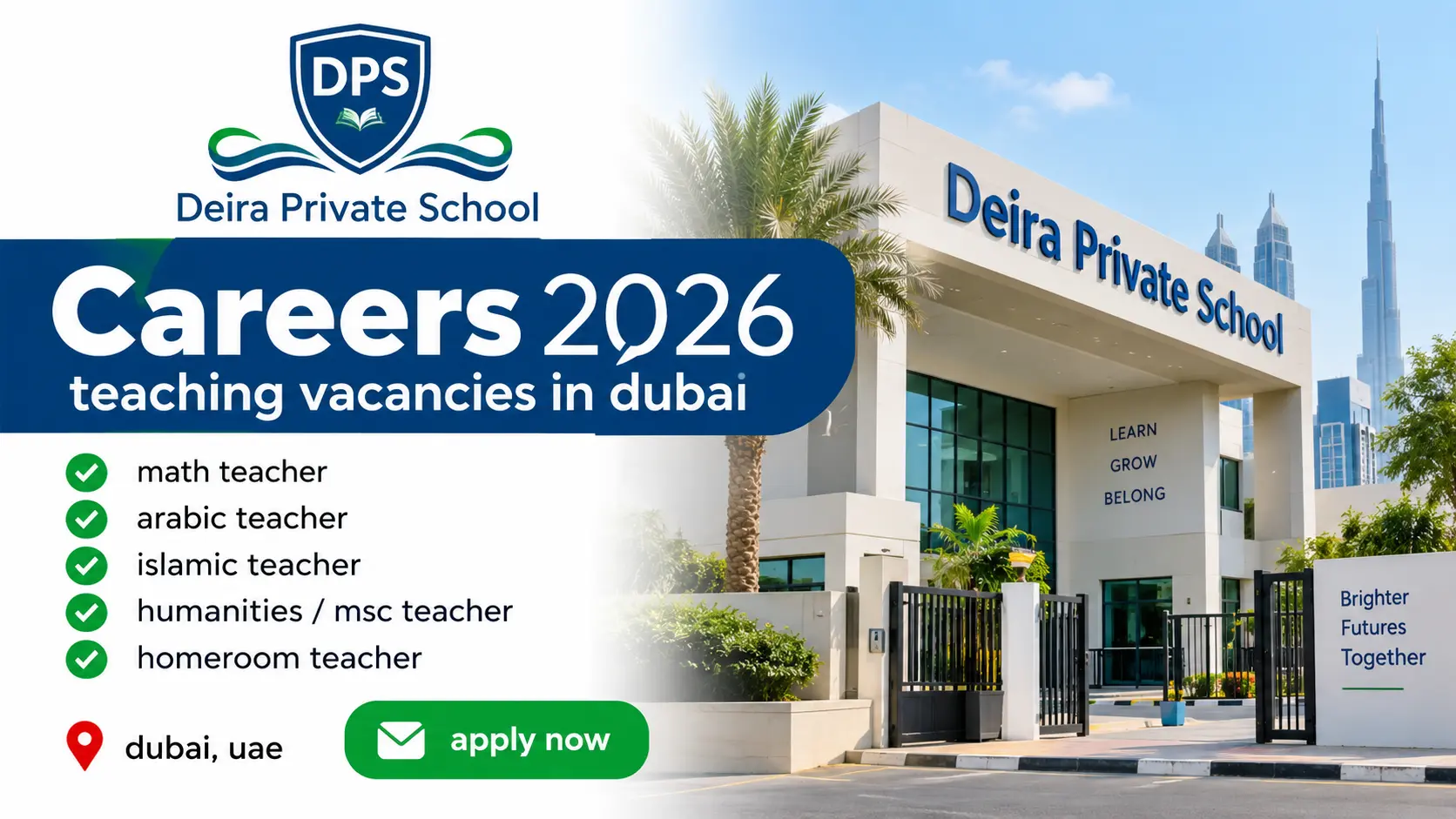 Deira Private School Careers 2026