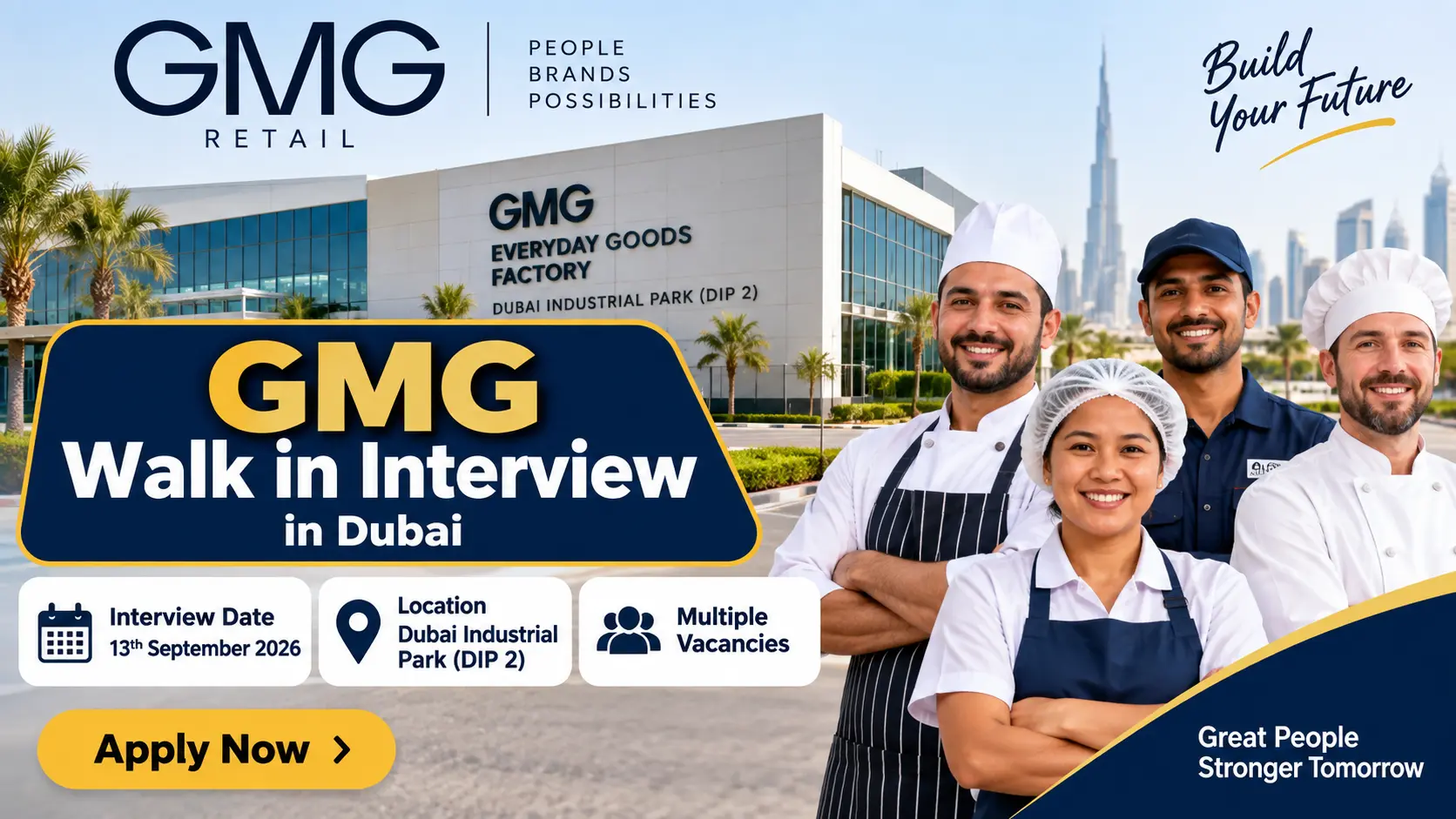 GMG Walk in Interview in Dubai 2026