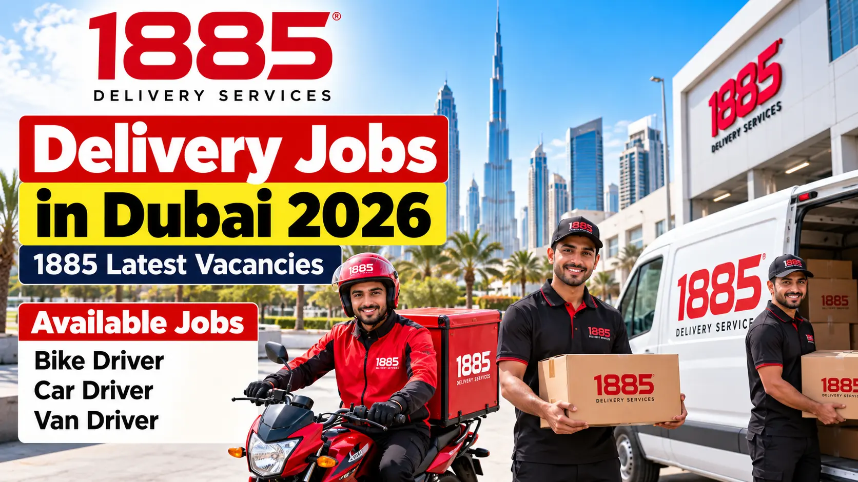 Delivery Jobs in Dubai 2026