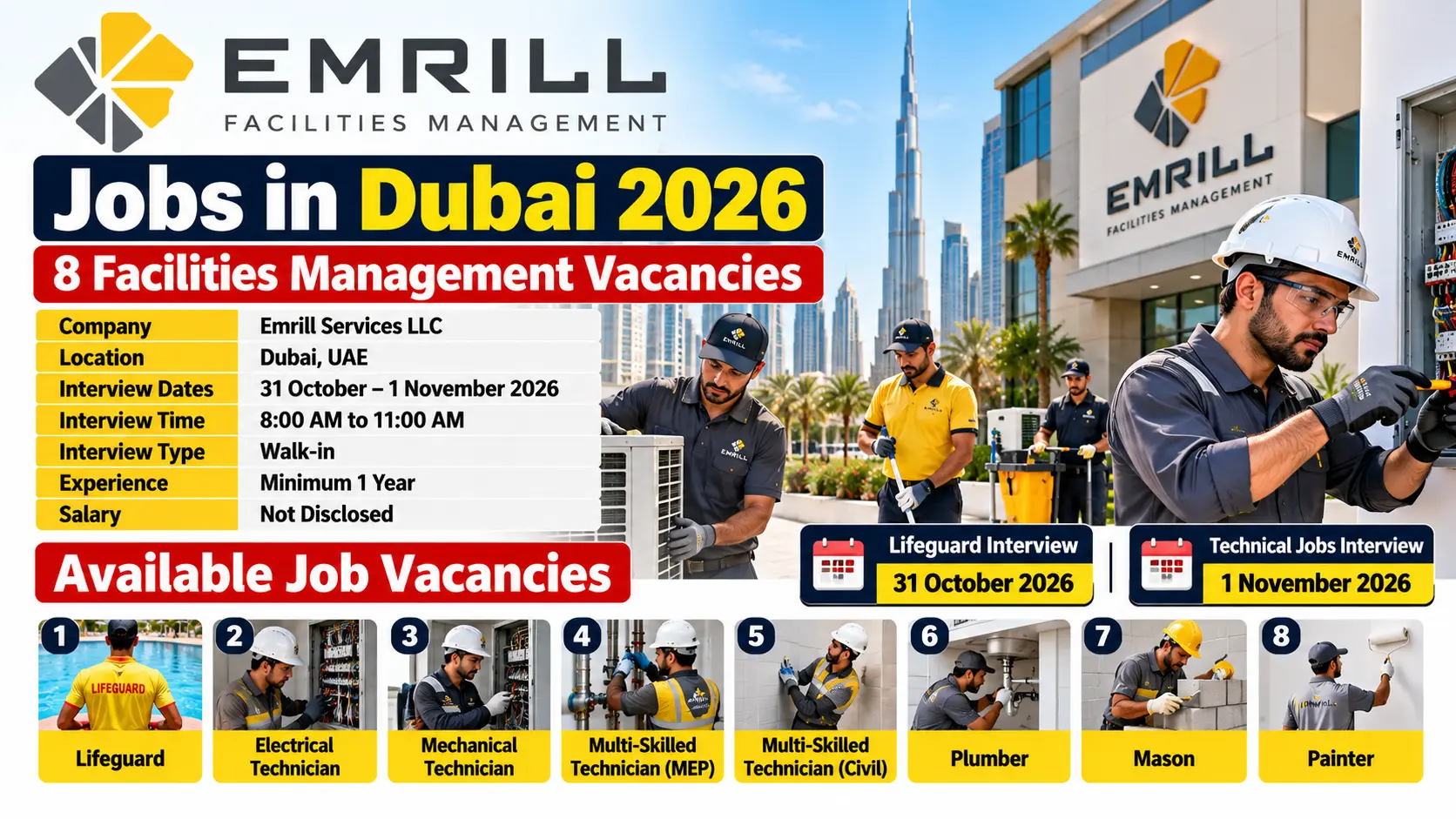 Emrill Jobs in Dubai 2026
